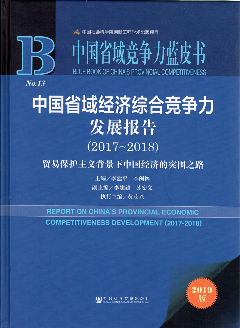 大鸡巴操骚货视频中国省域经济综合竞争力发展报告（2017-2018）